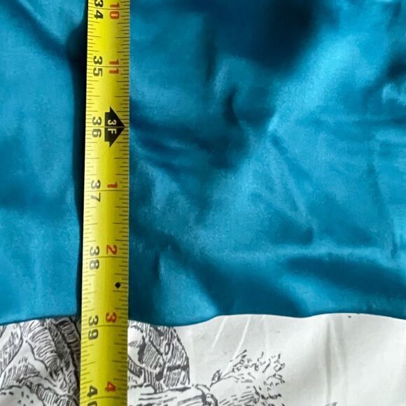 Jax sleeveless cocktail dress in peacock blue size 10 - Picture 7 of 10